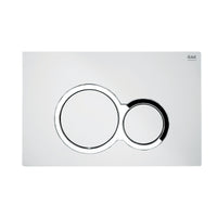 PLACCA DI COMANDO MOD. ROTONDA PER CASSETTA RAK ECOFIX- Cromo - Matt Cromo- RAK- pezzi 1