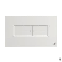 PLACCA PER CASSETTA AD INCASSO IDEA 2 PULSANTI- Bianca- its todini