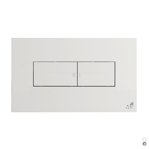 PLACCA PER CASSETTA AD INCASSO IDEA 2 PULSANTI- Bianca- its todini