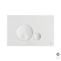 PLACCA DOPPIO SCARICO GLOBE- Bianca- OLIVE- pezzi 1