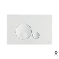 PLACCA DOPPIO SCARICO GLOBE- Bianca- OLIVE- pezzi 1