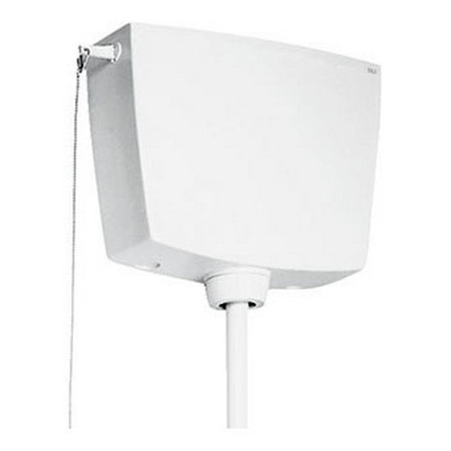 CASSETTA ALTA TURCHESE CON RUBINETTO- Bianca 6-9lt- OLIVE- pezzi 1