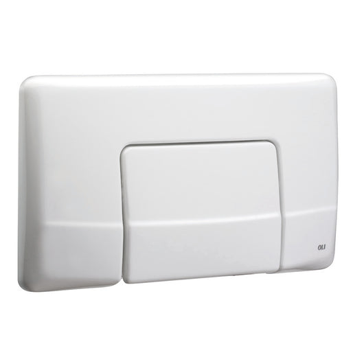 PLACCA 1 SCARICO PER CASSETTA DIAMANTE E GIADA- Bianca- OLIVE- pezzi 1