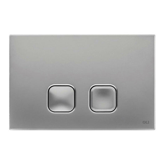 PLACCA PLAIN DUAL DOPPIO SCARICO- Cromo 070827- OLIVE- pezzi 1