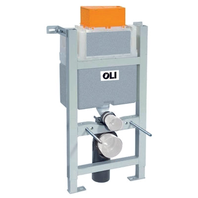 CASSETTA INCASSO CON STAFFA EXPERT PLUS PNEU SANITARBLOCK PER SOSPESO- 6/3 Lt - Regolabili 4/2 o 7/3- OLIVE- pezzi 1