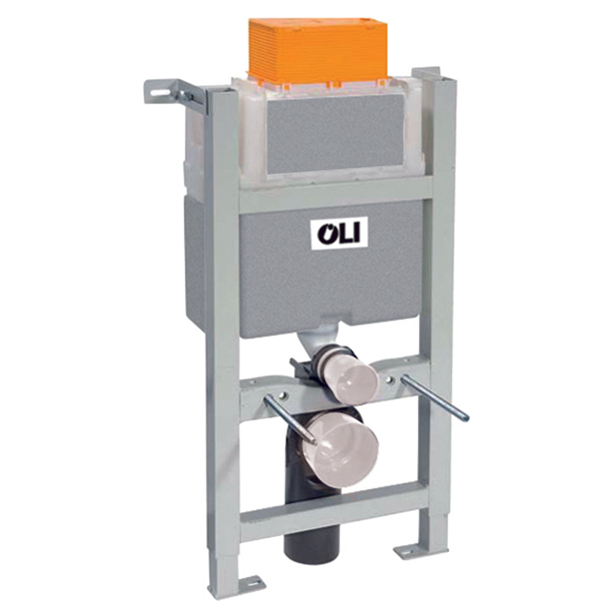 CASSETTA INCASSO CON STAFFA EXPERT PLUS PNEU SANITARBLOCK PER SOSPESO- 6/3 Lt - Regolabili 4/2 o 7/3- OLIVE- pezzi 1