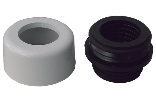 MORSETTO COMBINATO CON COPRIMORSETTO BIANCO- Diam. 48-58 mm.- PUCCI- pezzi 1