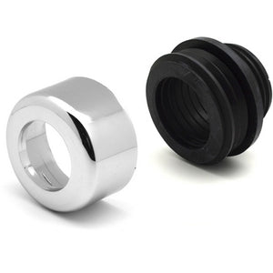 MORSETTO COMBINATO CON COPRIMORSETTO CROMATO DIAM 48-58 MM- Diam. 48-58mm- PUCCI- pezzi 1