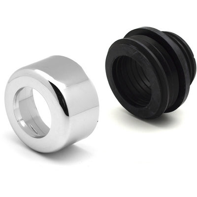 MORSETTO COMBINATO CON COPRIMORSETTO CROMATO DIAM 48-58 MM- Diam. 48-58mm- PUCCI- pezzi 1