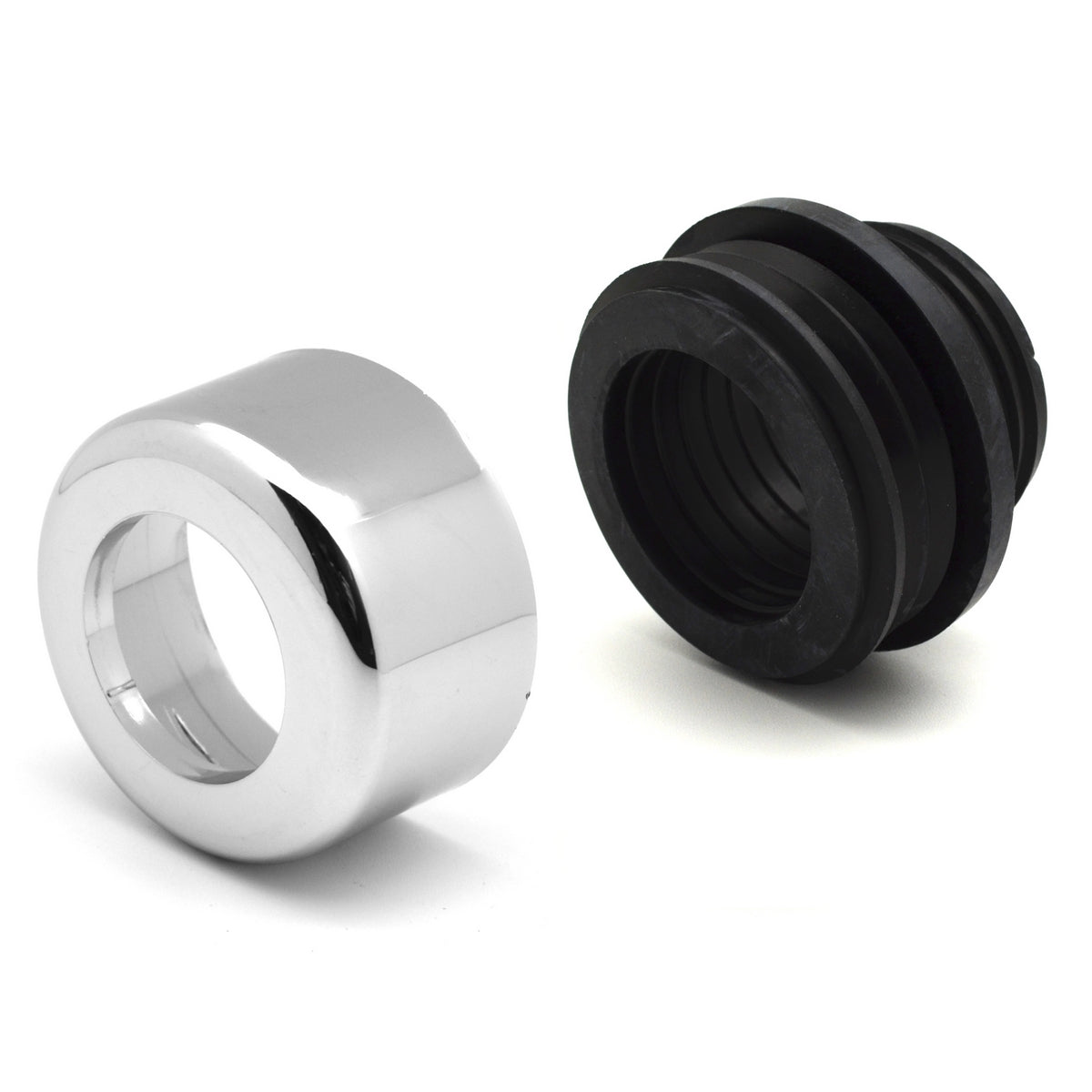 MORSETTO COMBINATO CON COPRIMORSETTO CROMATO DIAM 48-58 MM- Diam. 48-58mm- PUCCI- pezzi 1