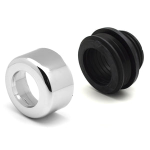 MORSETTO COMBINATO CON COPRIMORSETTO CROMATO DIAM 48-58 MM- Diam. 48-58mm- PUCCI- pezzi 1