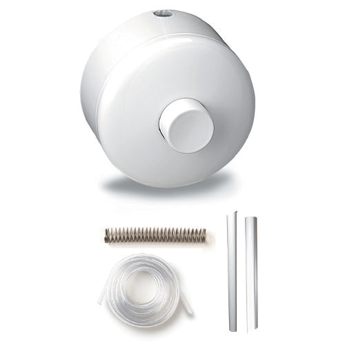 PULSANTE PNEU A PARETE PER MONTAGGIO ESTERNO- Bianco- PUCCI- pezzi 1