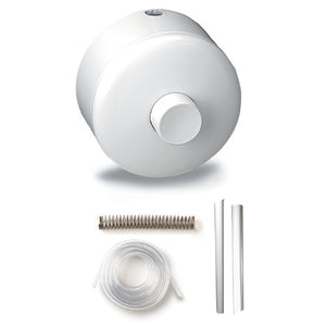 PULSANTE PNEU A PARETE PER MONTAGGIO ESTERNO- Cromo- PUCCI- pezzi 1