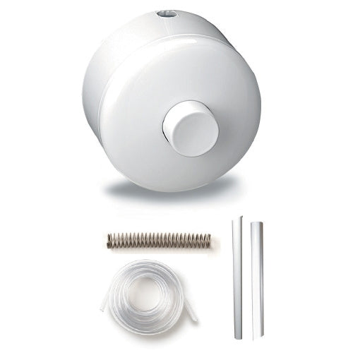 PULSANTE PNEU A PARETE PER MONTAGGIO ESTERNO- Cromo- PUCCI- pezzi 1