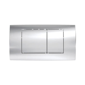 PLACCA DI COPERTURA 2 TASTI PER CASSETTA 110700 NEW- Placca:Cromo luc/prof:Cromo sa- GEBER- pezzi 1