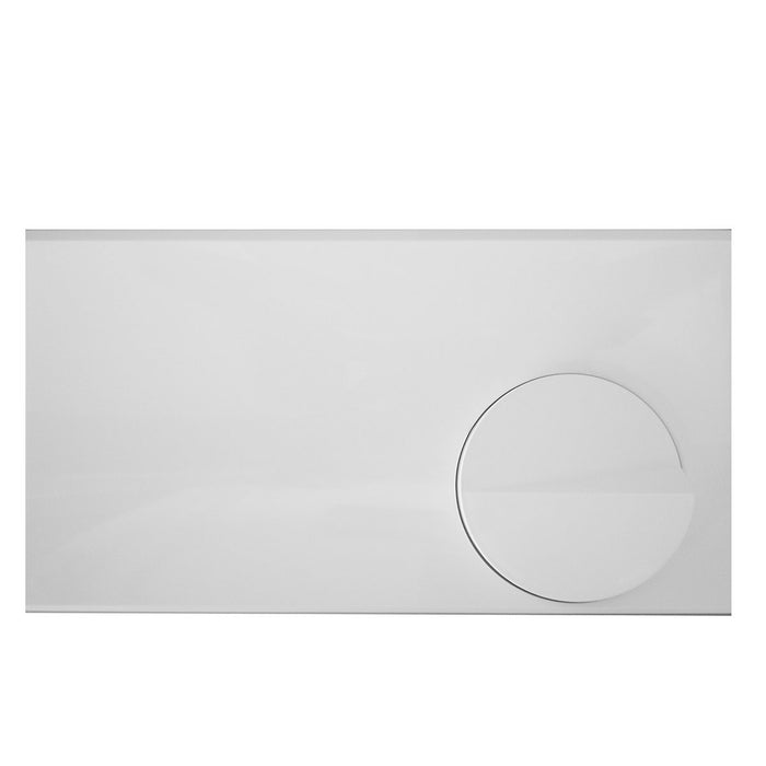 PLACCA BIANCA CON COMANDO SERIE 2000- Bianca- KARIB- pezzi 1