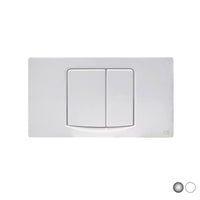 PLACCA PIATTA 2 TASTI SMILE PER CASSETTA INCASSO FUSION- Cromo- CR- pezzi 1