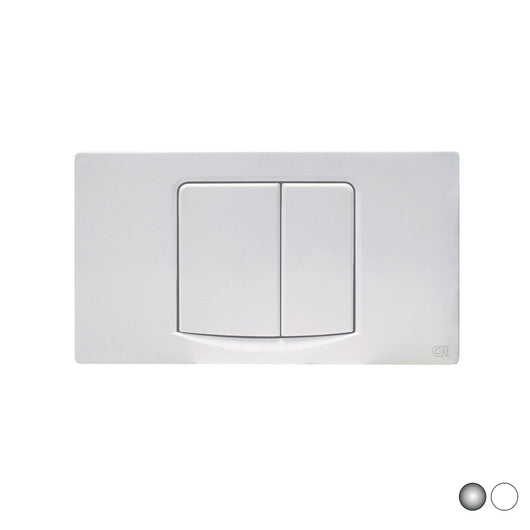 PLACCA PIATTA 2 TASTI SMILE PER CASSETTA INCASSO FUSION- Cromo- CR- pezzi 1