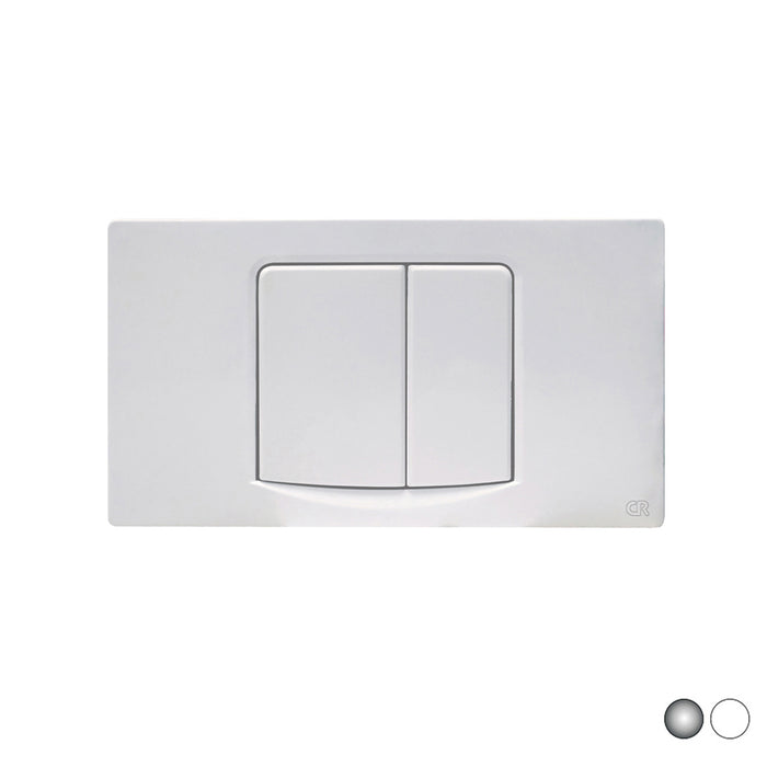 PLACCA PIATTA 2 TASTI SMILE PER CASSETTA INCASSO FUSION- Cromo- CR- pezzi 1