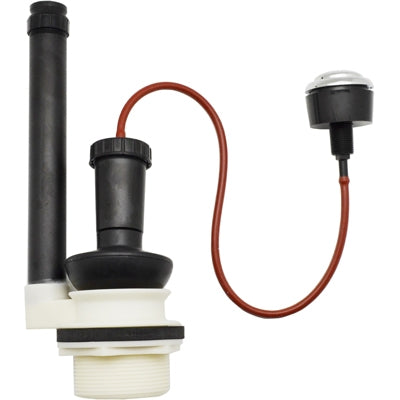 MECCANISMO DI SCARICO IN PLASTICA A PULSANTE CROMO- TREMO- pezzi 1