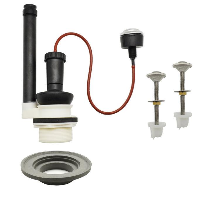 MECCANISMO DI SCARICO E  KIT PER MONOBLOCCO CROMO- TREMO- pezzi 1