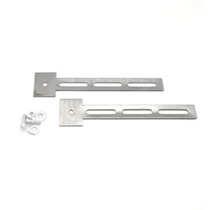 2 PZ PIASTRE DI FISSAGGIO CON VITI- OLIVE- pezzi 1