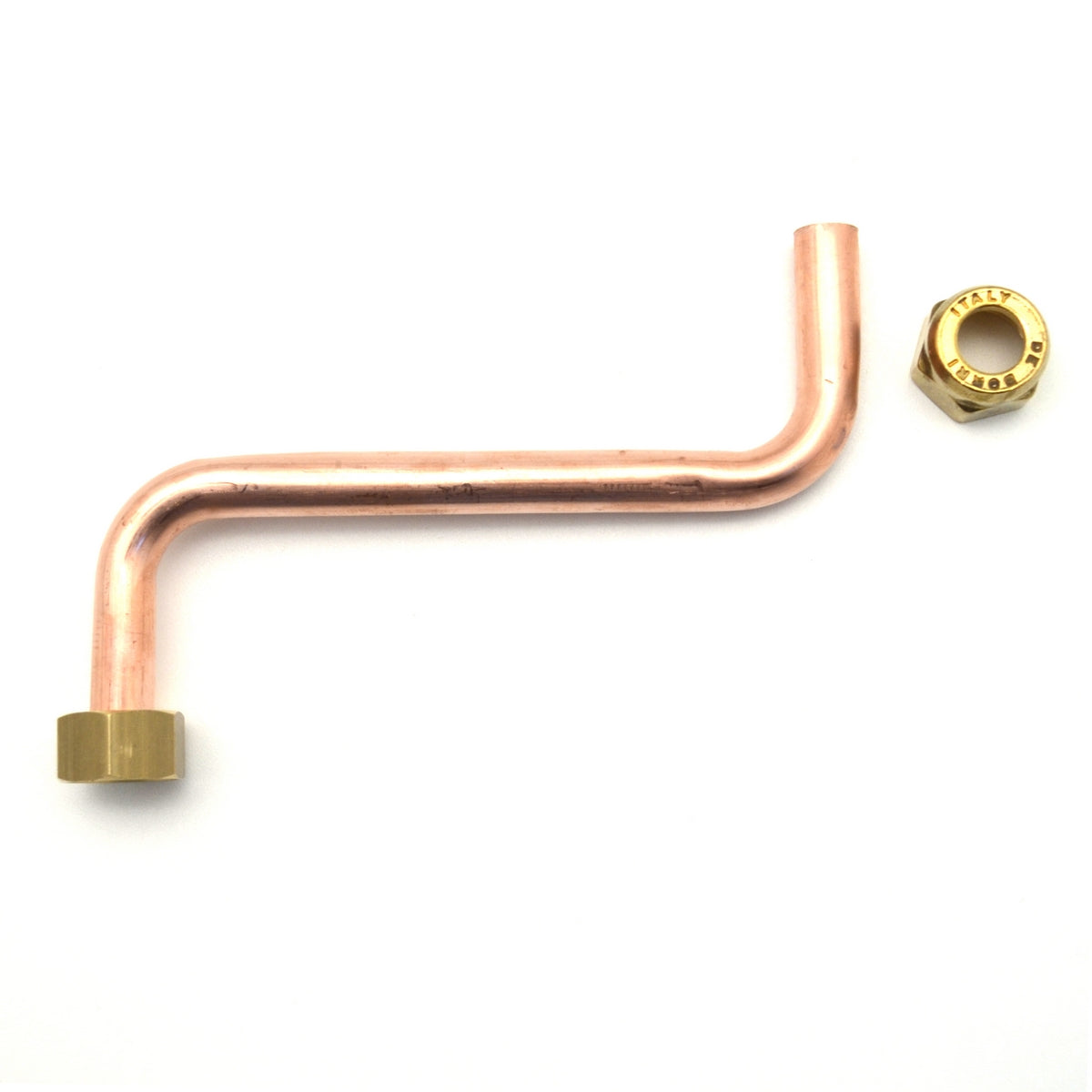 TUBO RAME A S CON 2 CALOTTE 3/8- DEBOR- pezzi 1