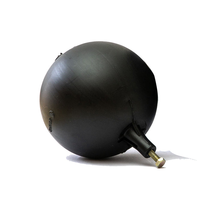 SFERA IN PLASTICA TONDA NERA PER ASTE PIATTE- Diam. 120- IKARO- pezzi 1