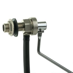 RUBINETTO A GALLEGGIANTE NICHELATO SILENZIOSO TIPO CATIS- 1/2  200 mm- DH- pezzi 1