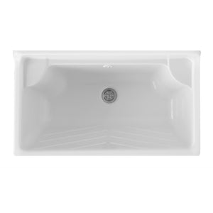 LAVATOIO CON MOBILE IN LEGNO E VASCA IN ABS CON STRIZZATOIO- L cm. 70 x P cm. 40- DH- pezzi 1