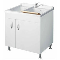 LAVATOIO CON MOBILE IN NOBILITATO E 2 VASCHE- L cm. 75 x P cm. 60- DH- pezzi 1