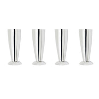 4 PZ PIEDINI PER LAVATOI- Cromo H. 13 cm- DH- pezzi 1