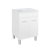 LAVATOIO IN NOBILITATO CON VASCA IN ABS- cm 60x50xH.90 (2 ante)- DH- pezzi 1