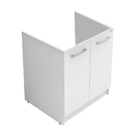 MOBILE SOTTOLAVATOIO REVINE BIANCO CON ASSE- Bianco - LxPxH 61x50x81 cm- DOLOM- pezzi 1