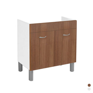 SOTTOLAVELLO IN KIT PER LAVELLO INOX 80X50 CM- Teak x/lav. inox cm 80x50- DH- pezzi 1