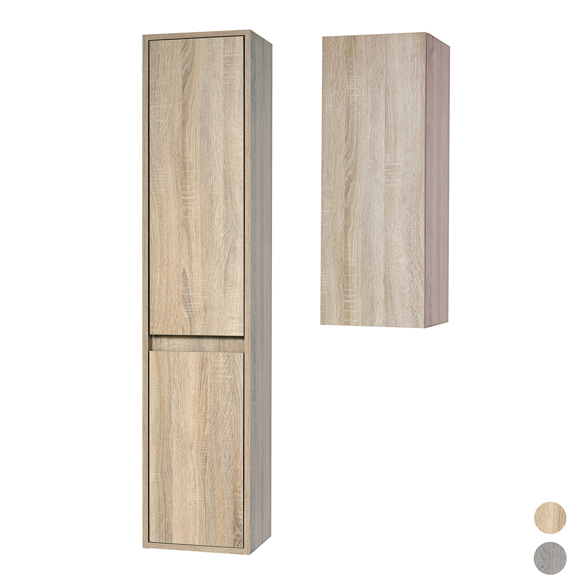 COLONNA BAGNO SOSPESA CONGRAZIA- Rovere Beige cm 80x30x25- DH- pezzi 1