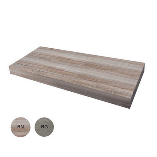 MENSOLA SOSPESA TOP SENZA FORI- Rovere Nodi cm 120x51x8,7- DH- pezzi 1