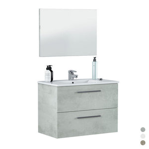 MOBILE BAGNO SOSPESO ARUBA (DA MONTARE)- cm 57 x 60 x 45 Rovere Alaska- DH- pezzi 1