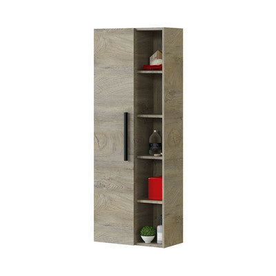 COLONNA BAGNO SOSPESA ATHENA 1 ANTA (DA MONTARE)- cm 135x51x25 Rovere Alaska- DH- pezzi 1