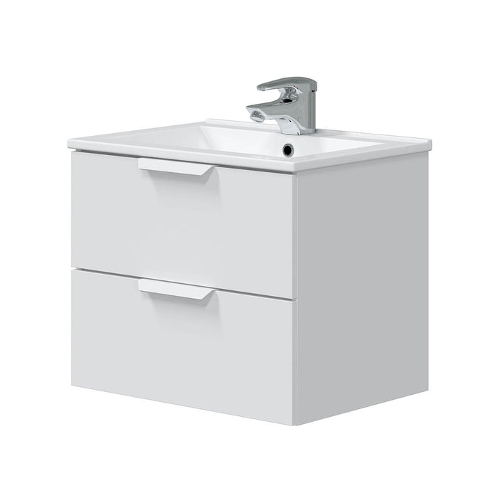 MOBILE BAGNO SOSPESO ONE (DA MONTARE)- cm 50 x 60 x 45 Bianco Lucido- DH- pezzi 1