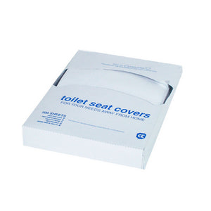 ASTUCCIO DA 200 FOGLI DI CARTA COPRI SEDILE WC- LxHxP: mm 200x260x40- DH- pezzi 1