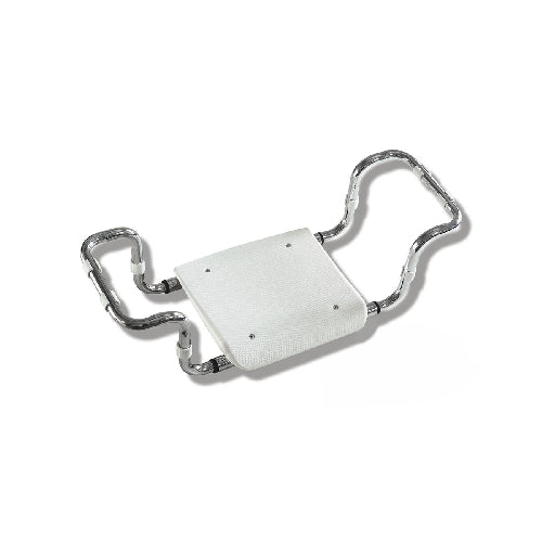 SEDILE PER VASCA IN POLIPROPILENE SENZA SCHIENALE TELAIO CROMO- Bianco - Cromo- DH- pezzi 1