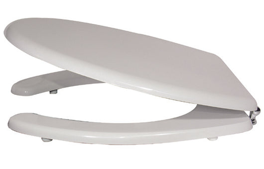 SEDILE WC LEGNO LACCATO BIANCO UNIVERSALE GABRIEL- Bianco- CW- pezzi 1