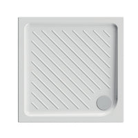 PIATTO DOCCIA QUADRATO IN CERAMICA DOLOMITE GEMMA 2 H. 7- cm 75 x 75 H. 7- DOLOM- pezzi 1