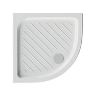 PIATTO DOCCIA ANGOLARE IN CERAMICA DOLOMITE GEMMA 2  H. 7- cm 80 x 80 H. 7- DOLOM- pezzi 1