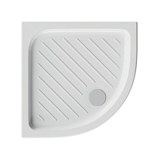 PIATTO DOCCIA ANGOLARE IN CERAMICA DOLOMITE GEMMA 2  H. 7- cm 90 x 90 H. 7- DOLOM- pezzi 1