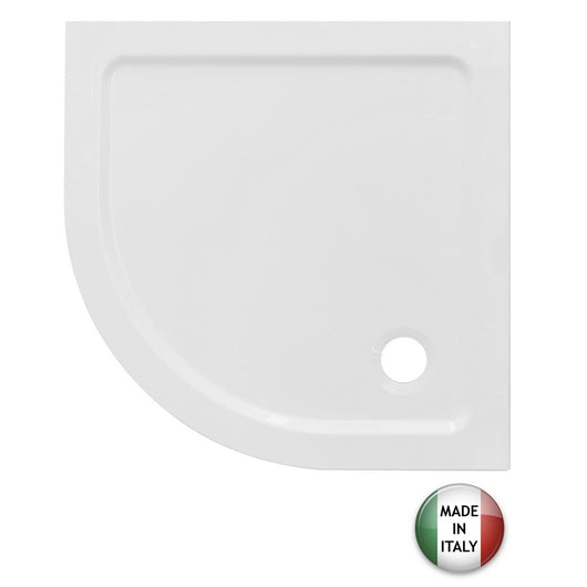 PIATTO DOCCIA TECNOPOLIMERO MR FLAT ANGOLARE (TIPO ACRILICO)- cm 80x80 H. 3- DH- pezzi 1