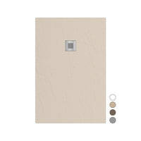 PIATTO DOCCIA MOD. ESTASI RETTANGOLARE- Sabbia - cm 70 x 80- LINPH- pezzi 1