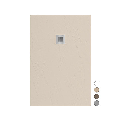 PIATTO DOCCIA MOD. ESTASI RETTANGOLARE- Sabbia - cm 70 x 100- LINPH- pezzi 1