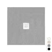 PIATTO DOCCIA LINEA EMOTION MOD. SERENITY QUADRATO- Grigio 7035 - cm 120 x 120- DH- pezzi 1